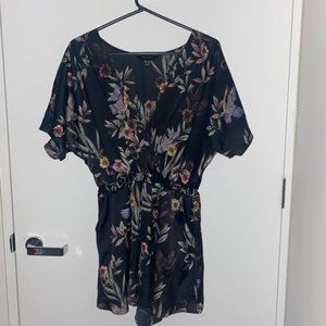 Floral Navy Playsuit